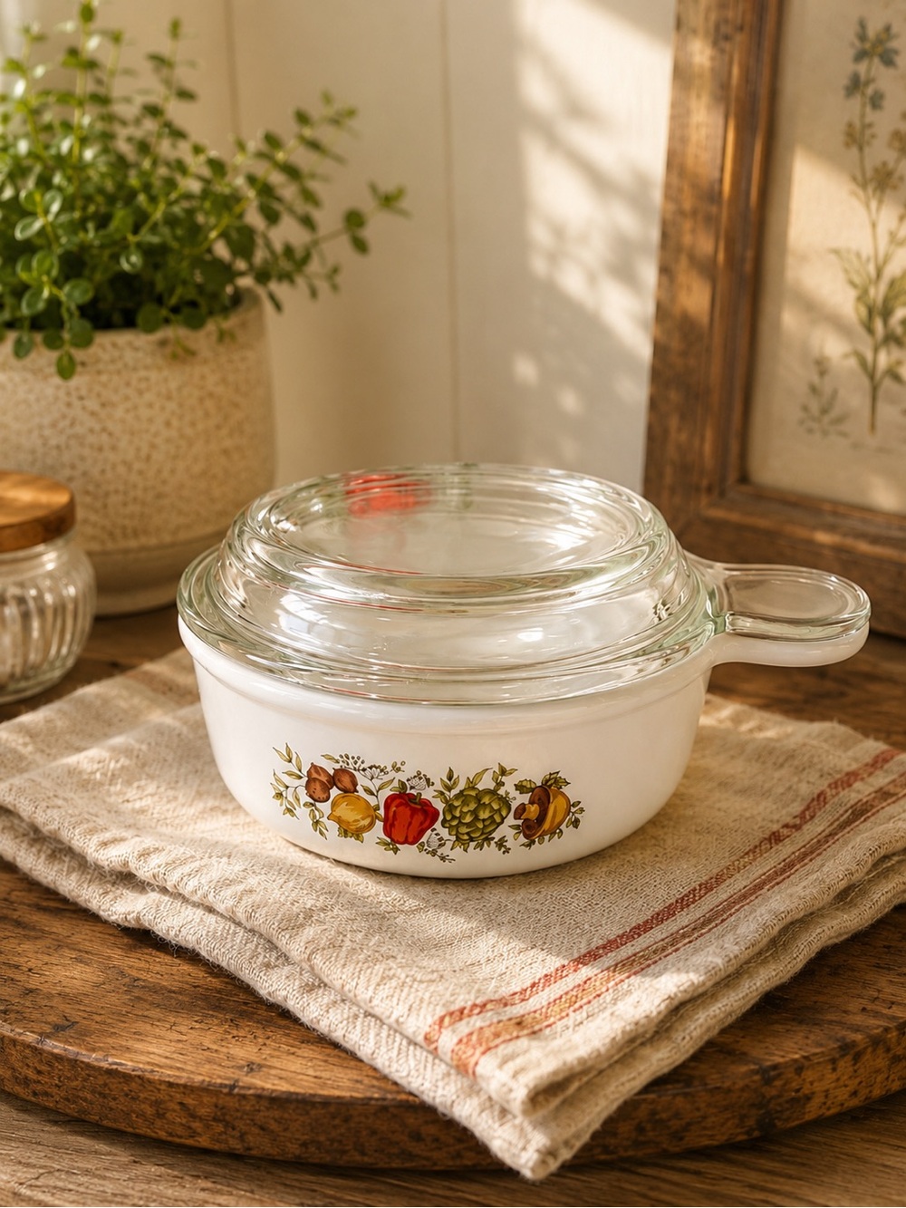 Vintage Pyrex “Spice of Life”  Grab it Bowl